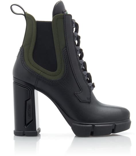 prada neoprene boots men's|prada chunky heel ankle boots.